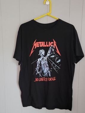 Metallica Men's Shirt XL Black Short Sleeve T-Shirt